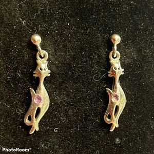 Vintage 80s dangle earrings